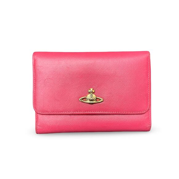 Vivienne Westwood Pink Bifold Wallet